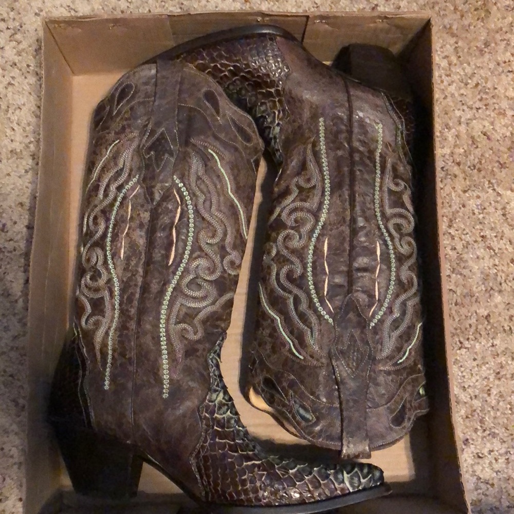 Corral Snake skin boots